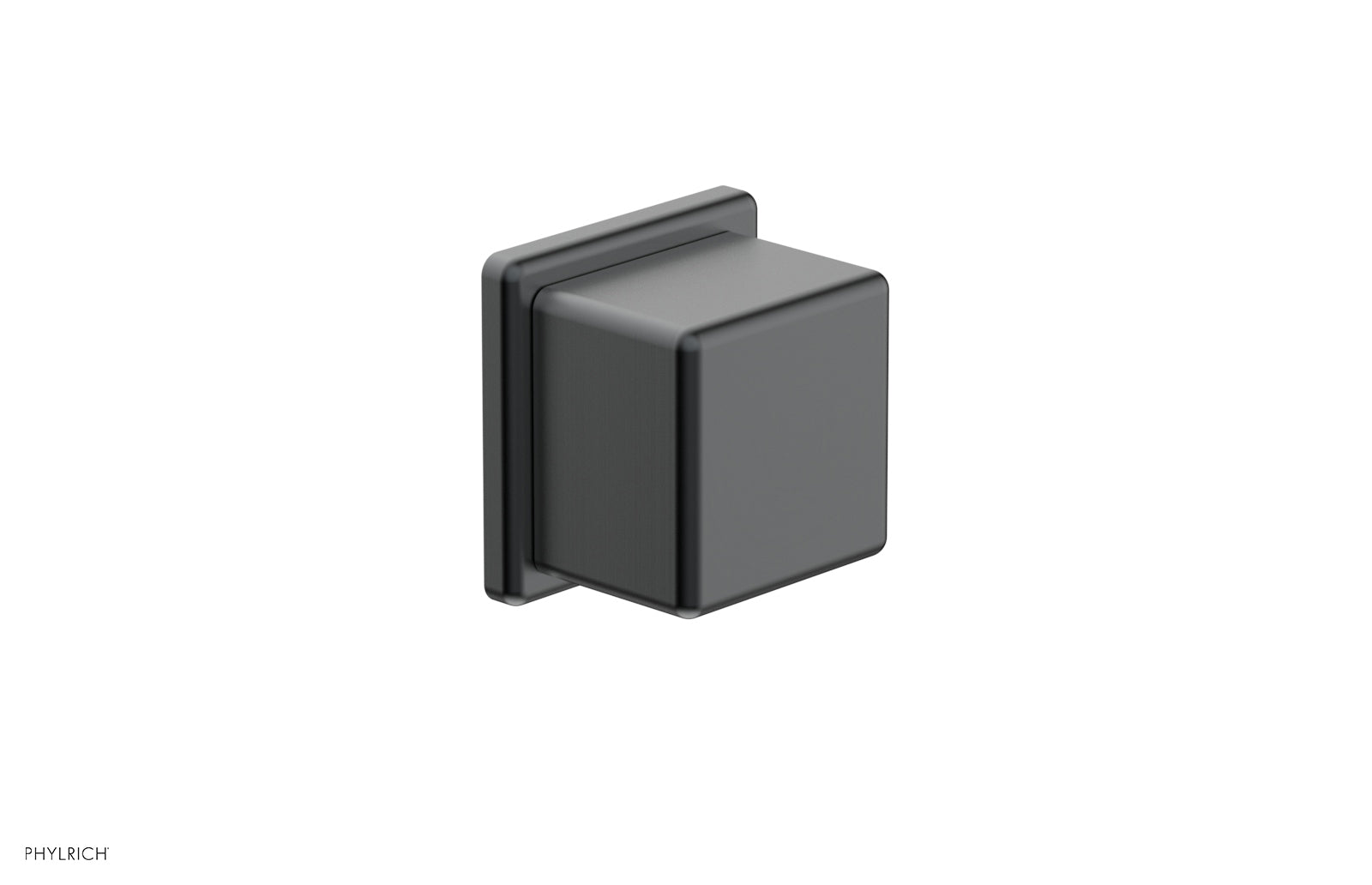 Phylrich MIX Volume Control/Diverter Trim - Cube Handle