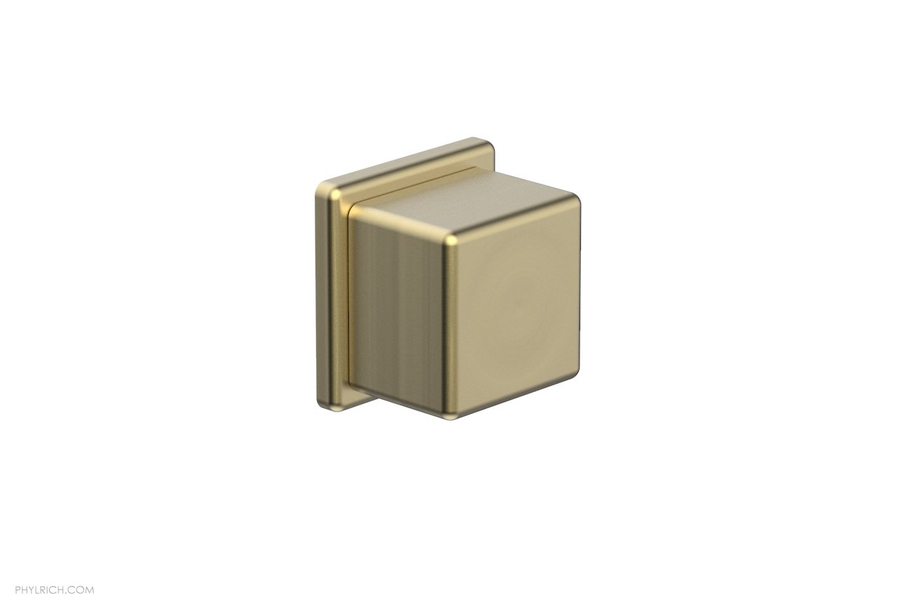 Phylrich MIX Volume Control/Diverter Trim - Cube Handle