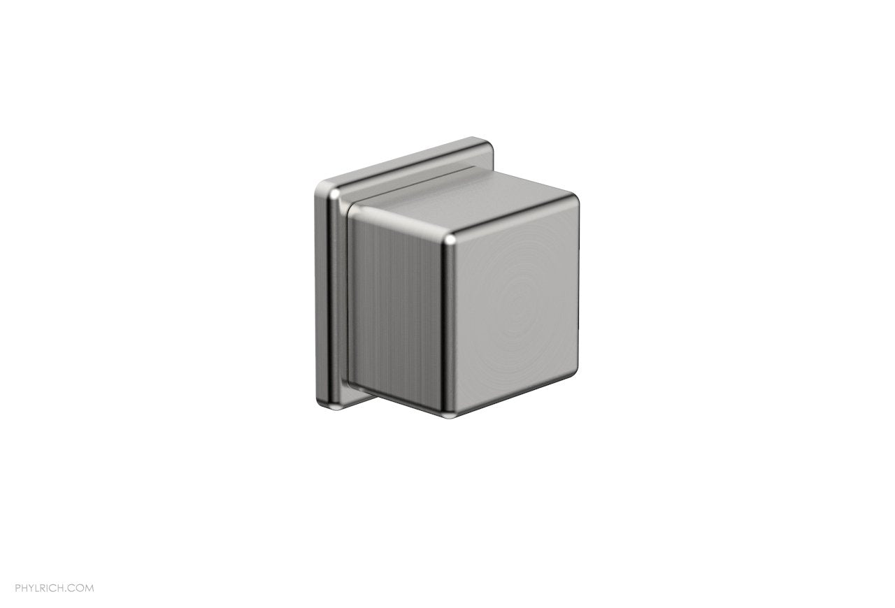 Phylrich MIX Volume Control/Diverter Trim - Cube Handle