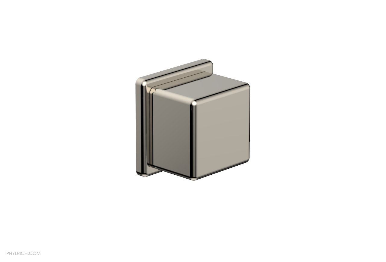 Phylrich MIX Volume Control/Diverter Trim - Cube Handle