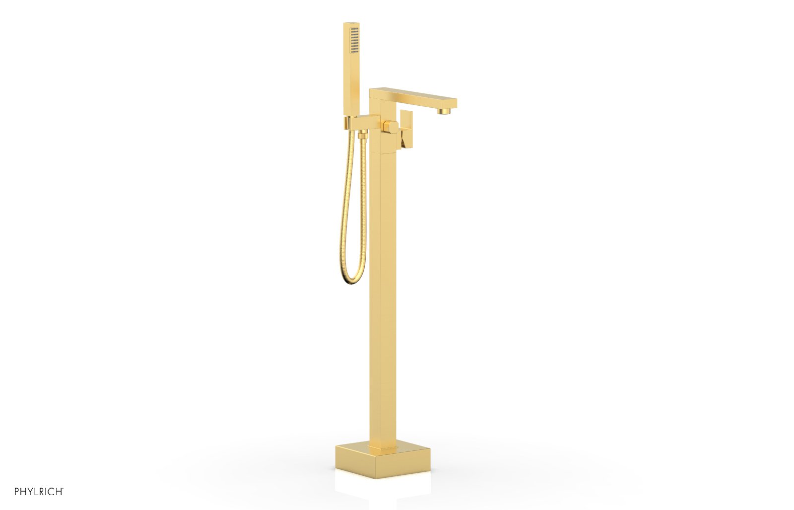 Phylrich MIX Floor Mount Tub Filler with Hand Shower