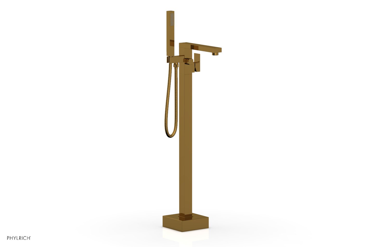 Phylrich MIX Floor Mount Tub Filler with Hand Shower