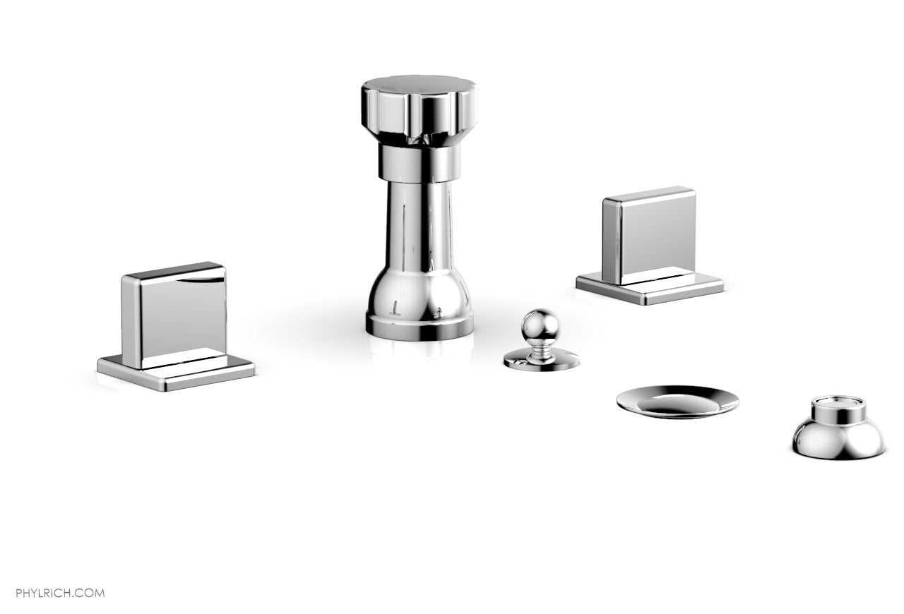 polished chrome bidet set
