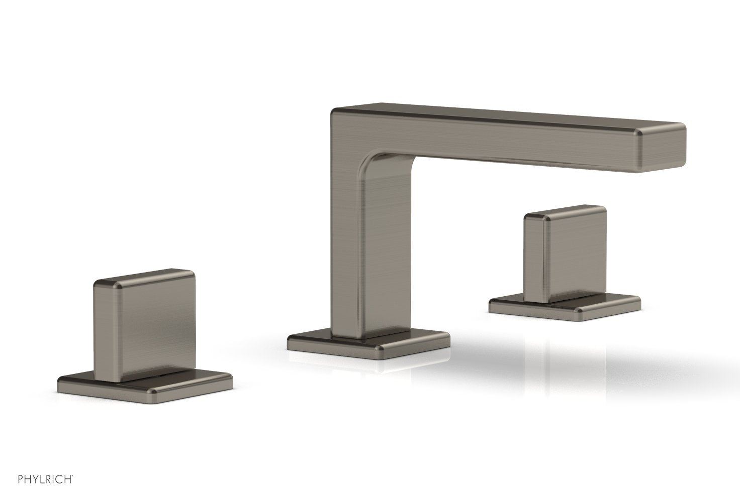 Phylrich MIX Widespread Faucet - Blade Handles 4-1/4" Height