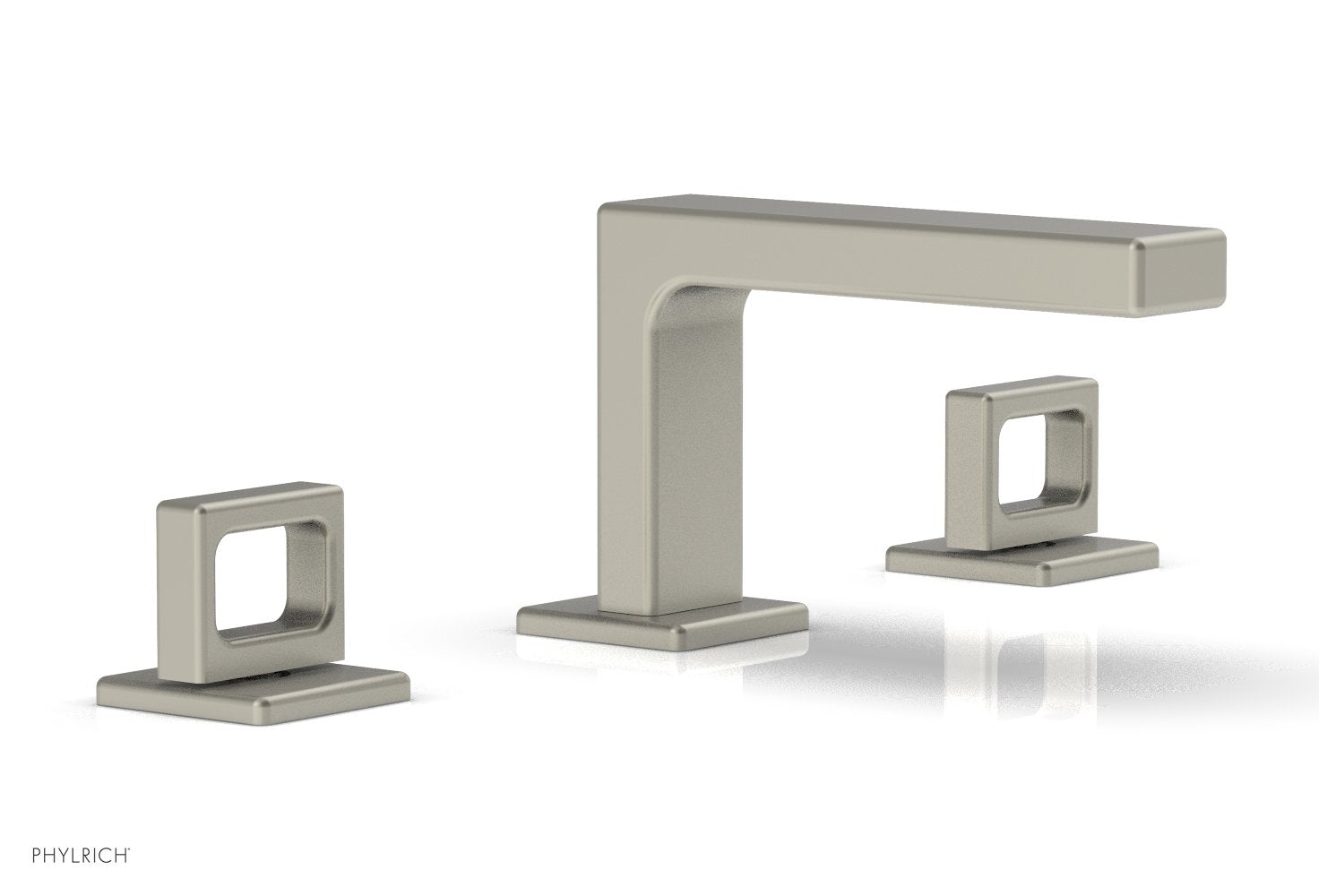 Phylrich MIX Widespread Faucet - Ring Handles 4-1/4" Height