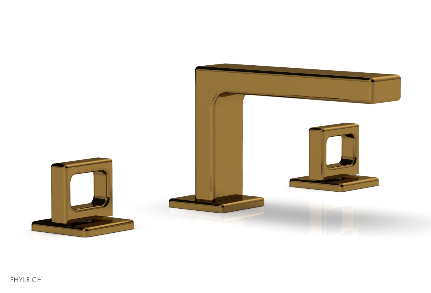 Phylrich MIX Widespread Faucet - Ring Handles 4-1/4" Height