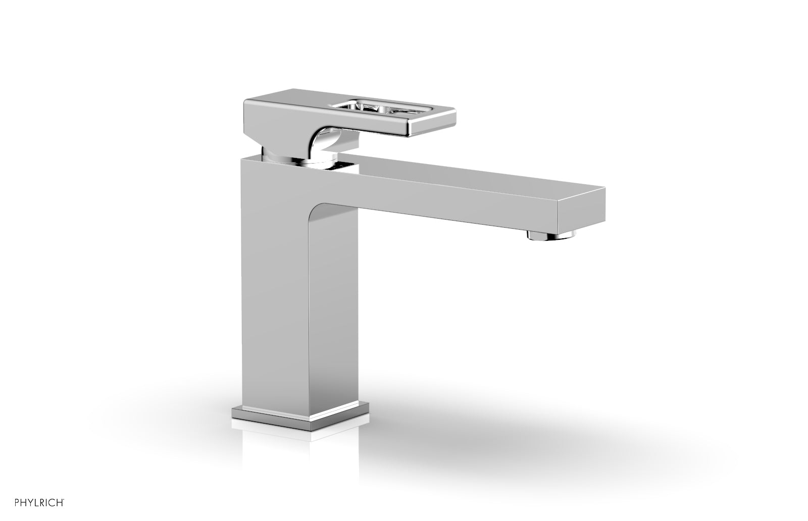 polished chrome faucet