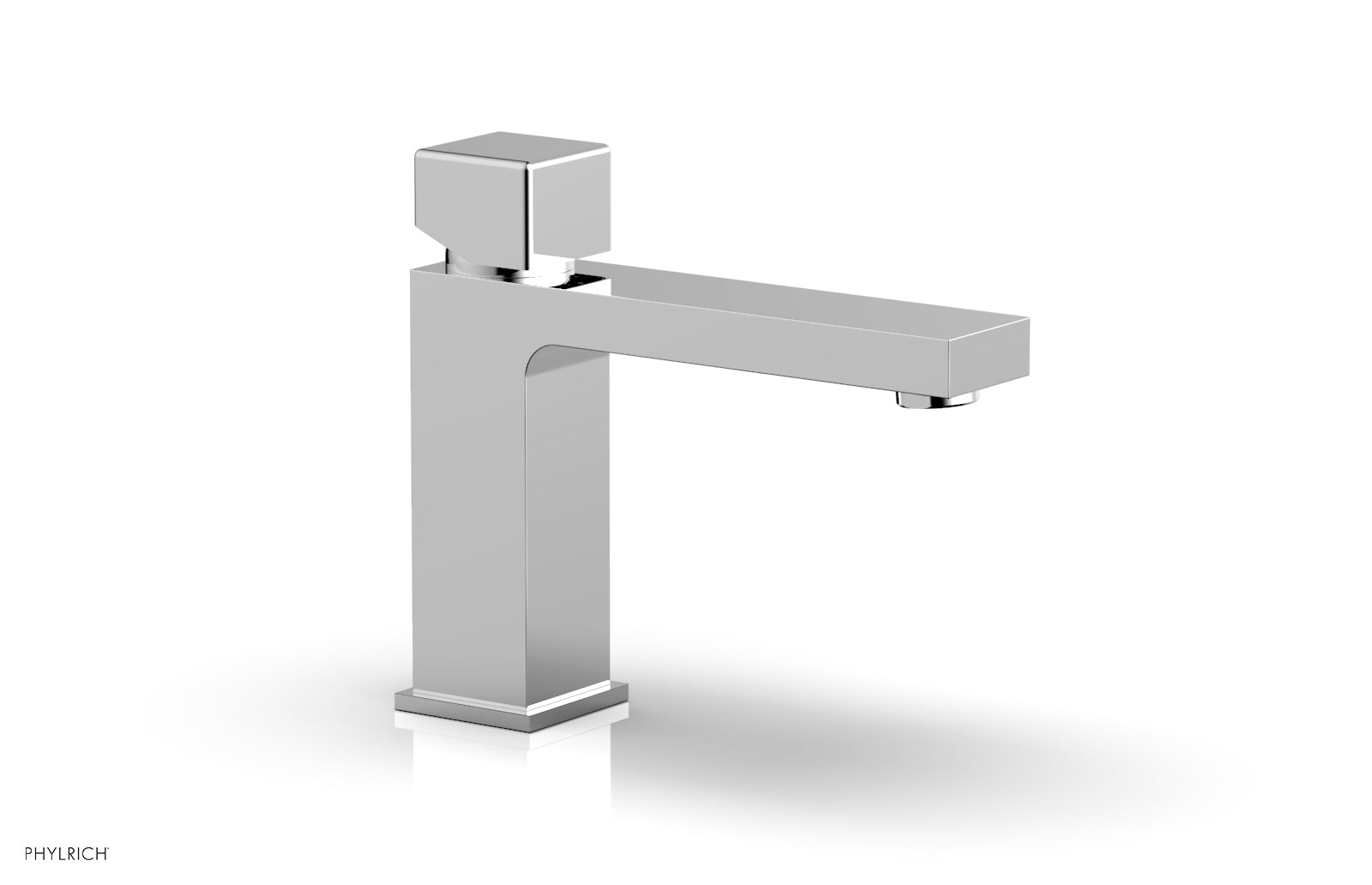 polished chrome faucet