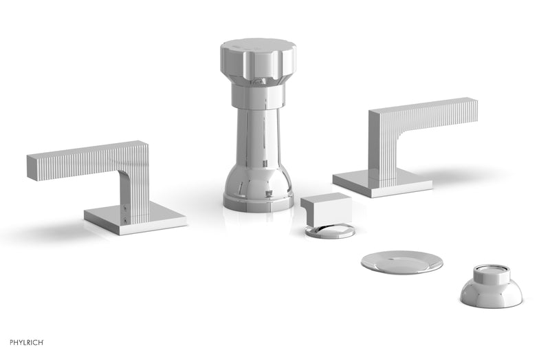 polished chrome bidet set