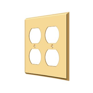 Deltana Switch Plate, Quadruple Outlet
