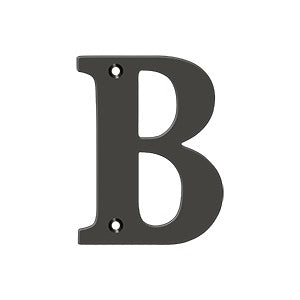 oil-rubbed bronze residential letter