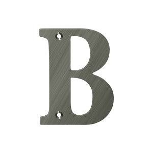 Deltana 4" Residential Letter B