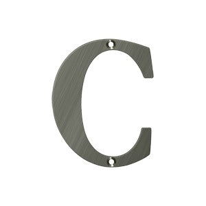 Deltana 4" Residential Letter C