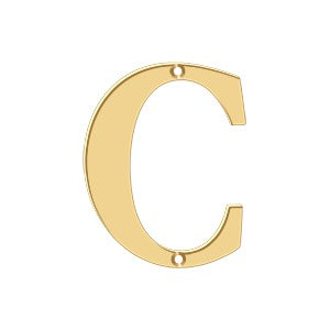 Deltana 4" Residential Letter C