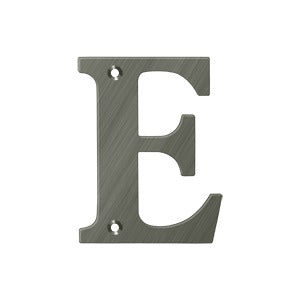 Deltana 4" Residential Letter E