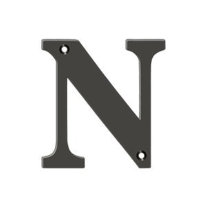 oil-rubbed bronze residential letter
