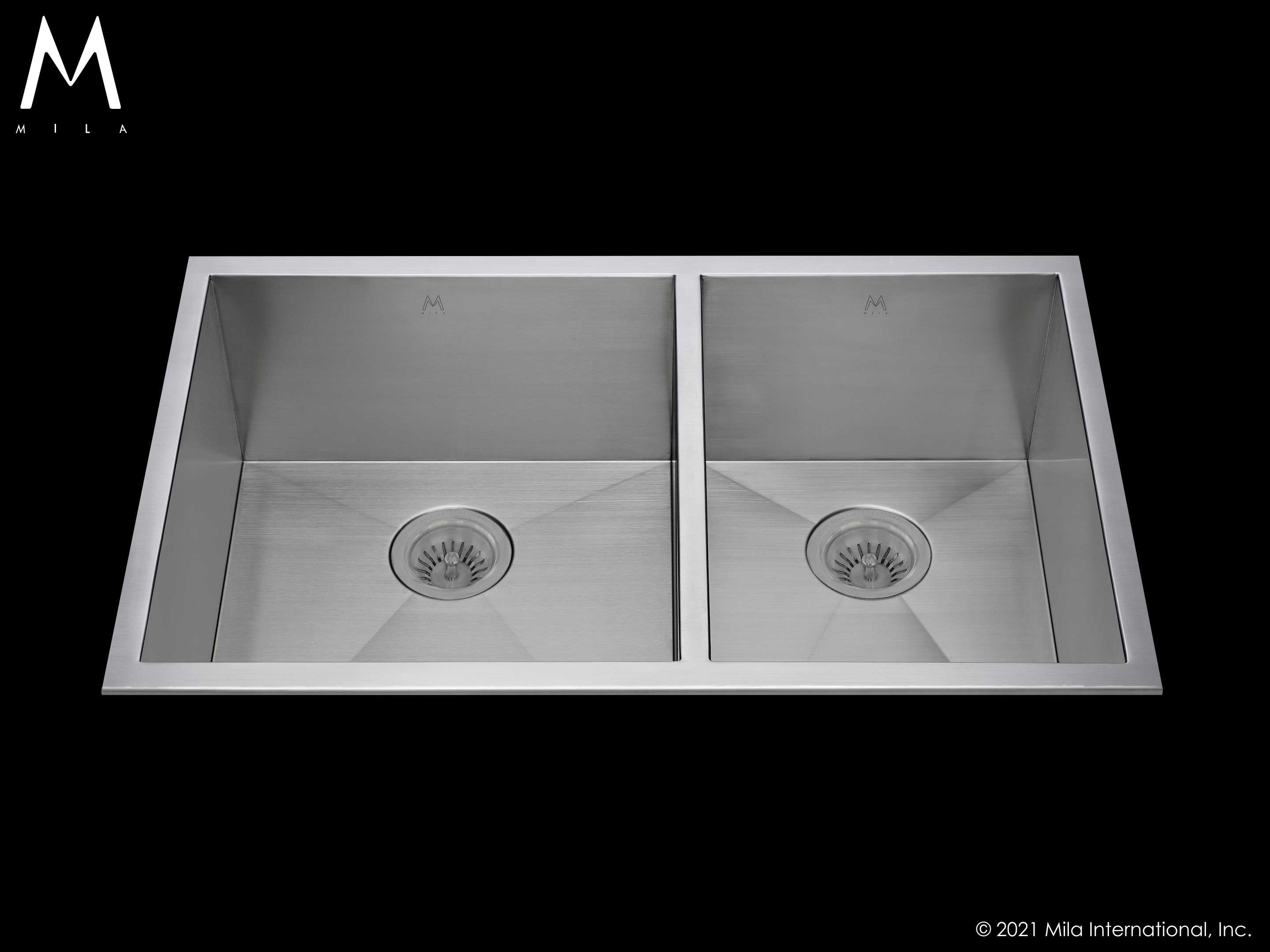 satin brushed ss kitchen sink