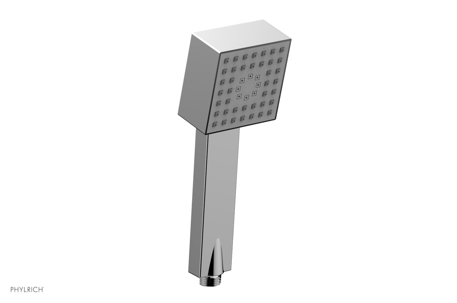 polished chrome hand shower