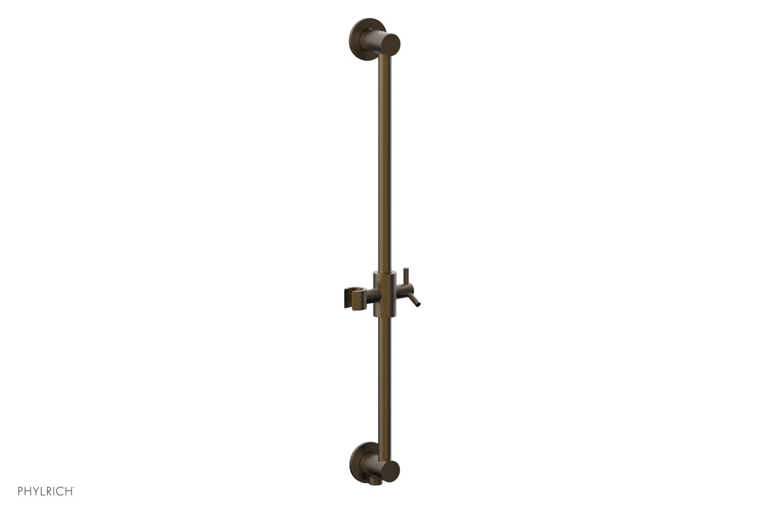 Phylrich TRANSITION 24" Integrated Slide Bar with built in Hose Outlet