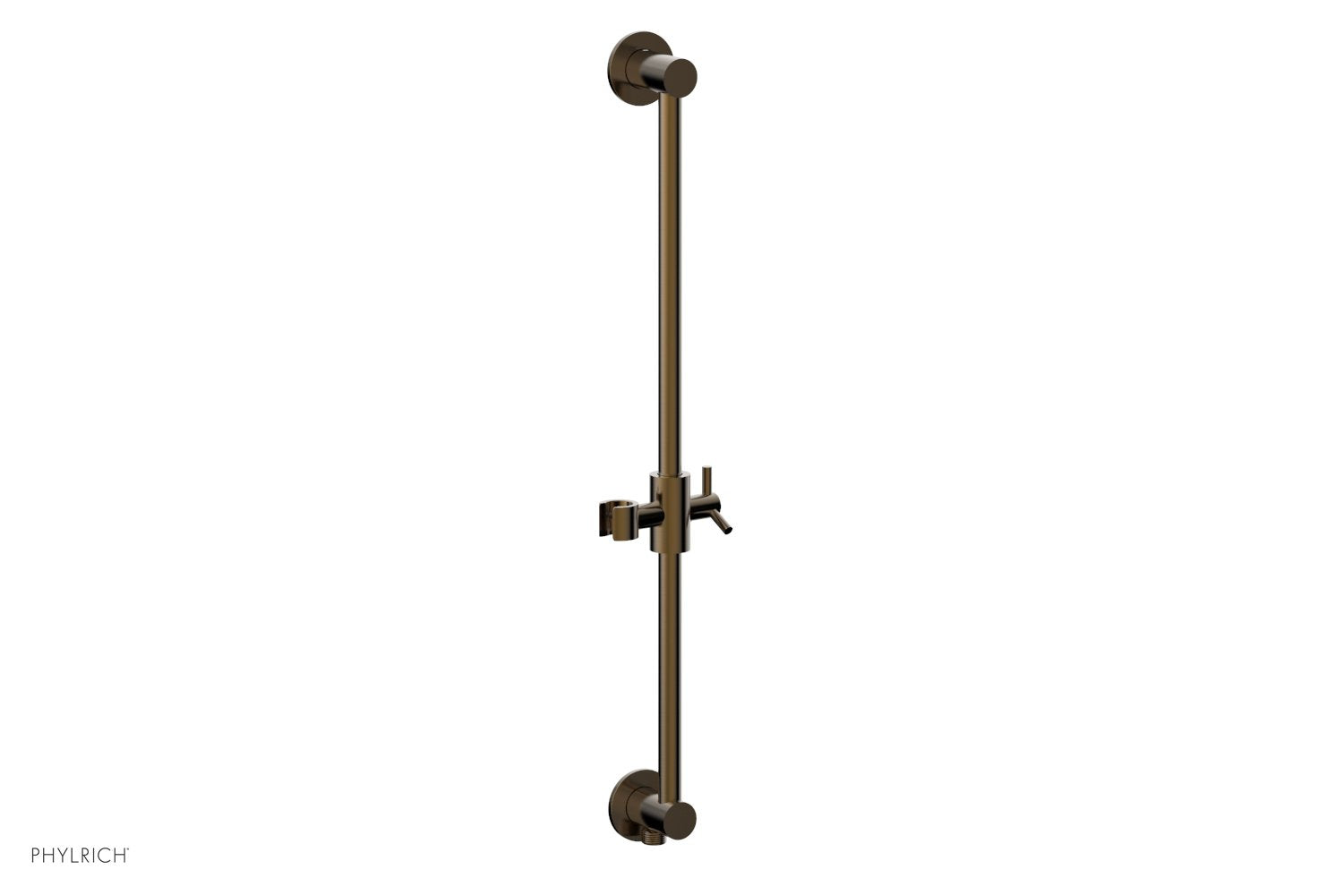 Phylrich TRANSITION 24" Integrated Slide Bar with built in Hose Outlet