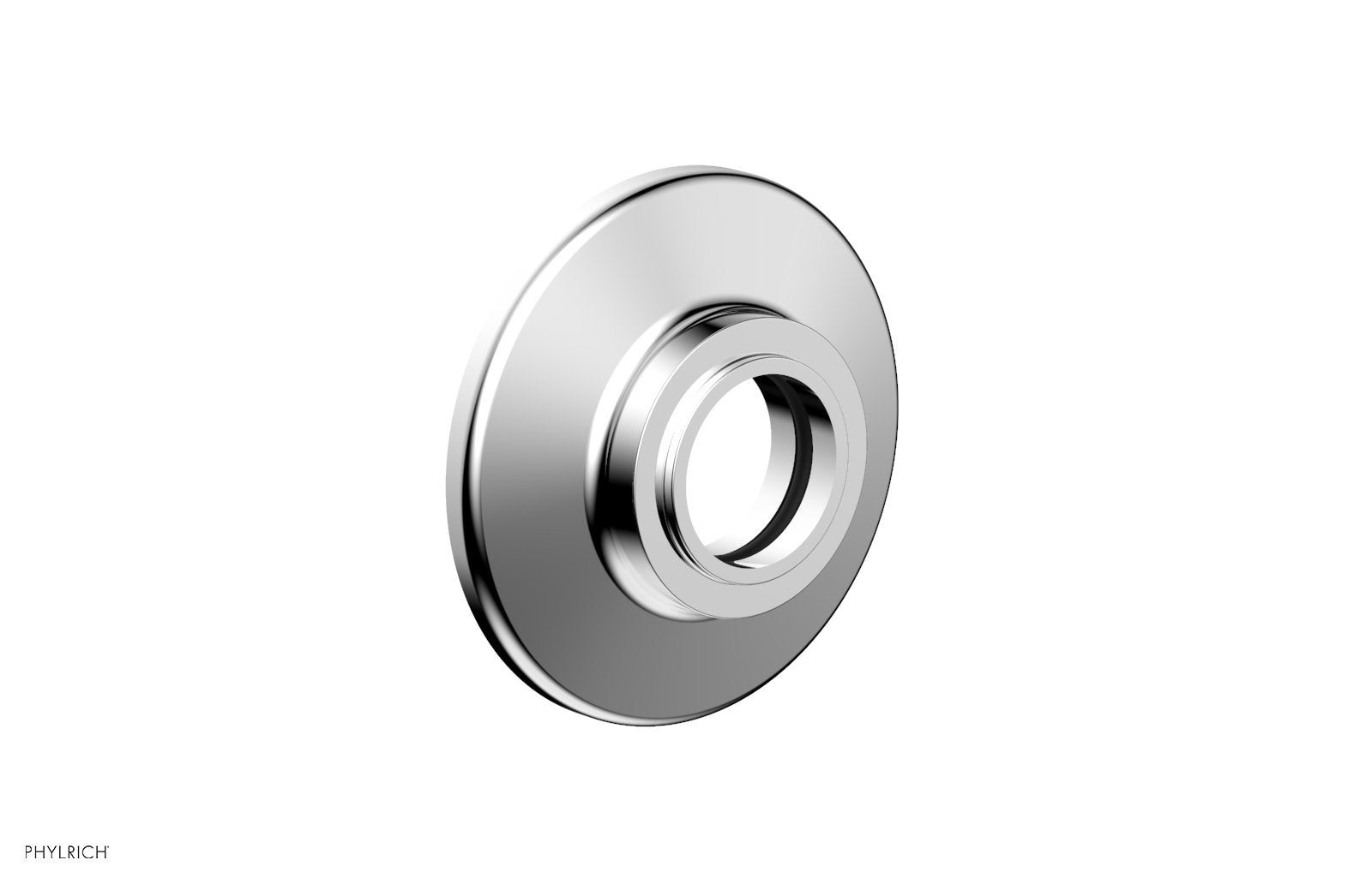 polished chrome flange