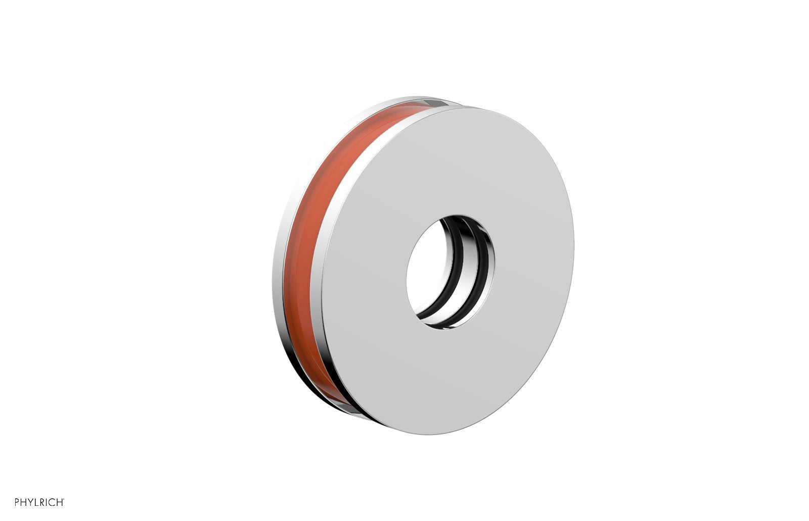 polished chrome flange