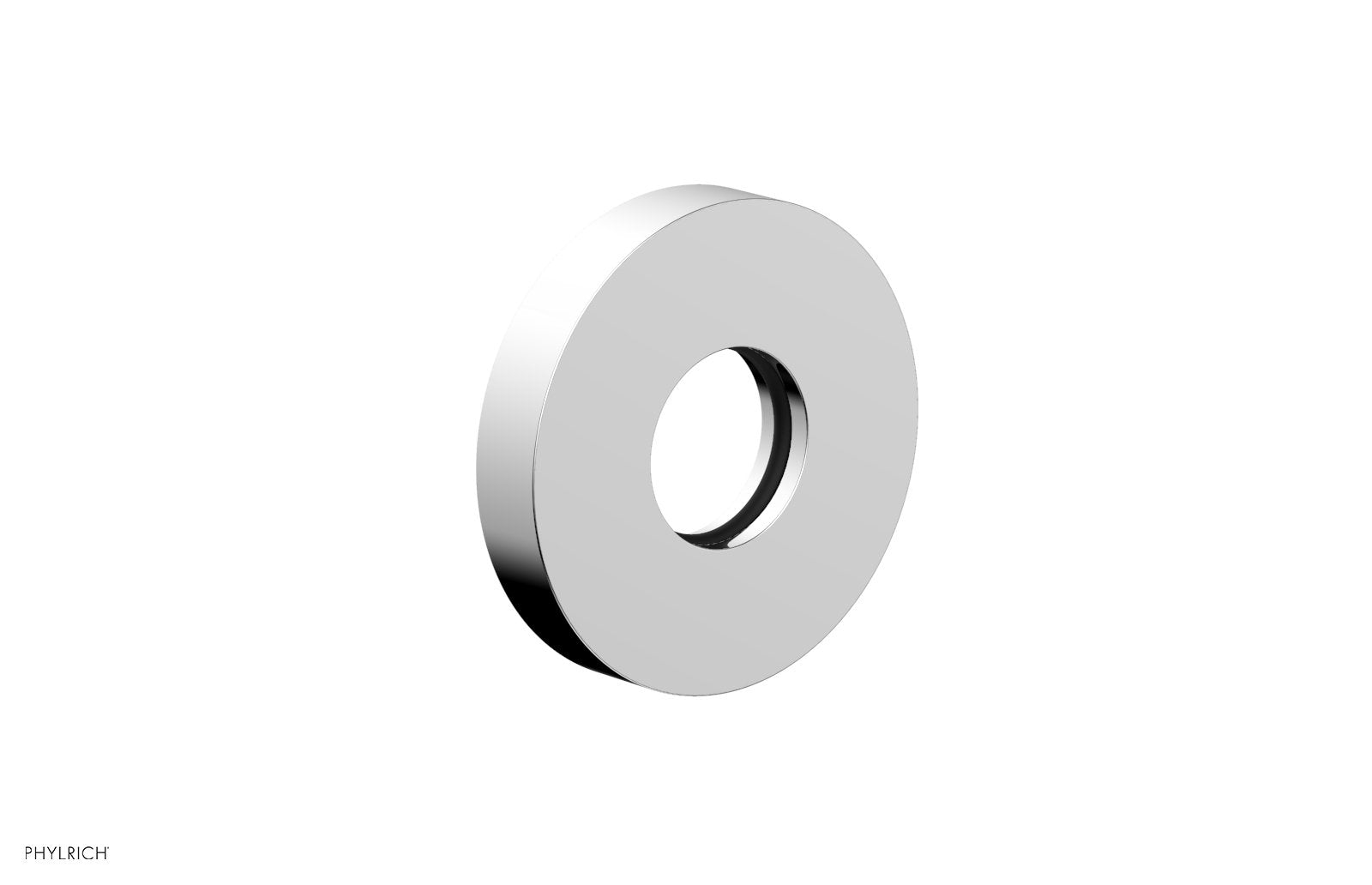 polished chrome flange