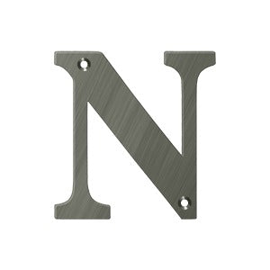 Deltana 4" Residential Letter N