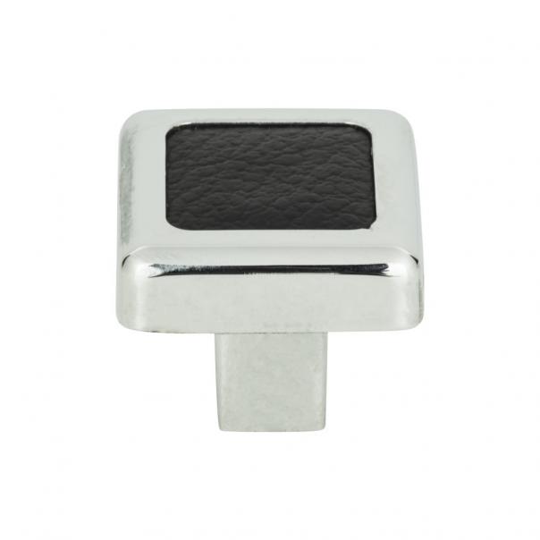 ch and black leather knob