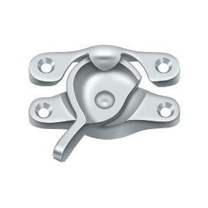 polished chrome window lock