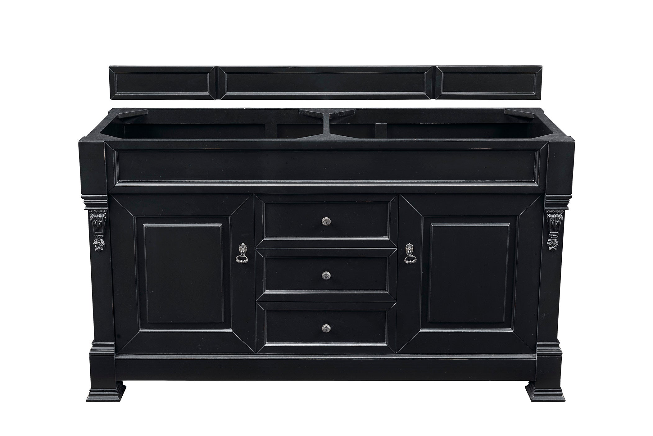 antique black vanity