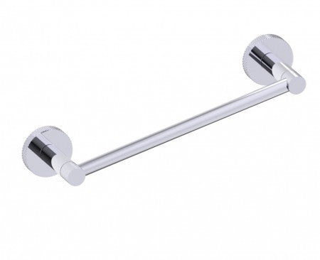 polished chrome towel bar