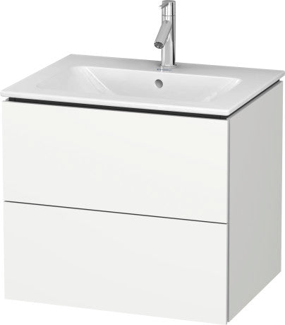 white wallmount drawer