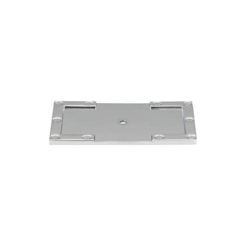 polished chrome backplate