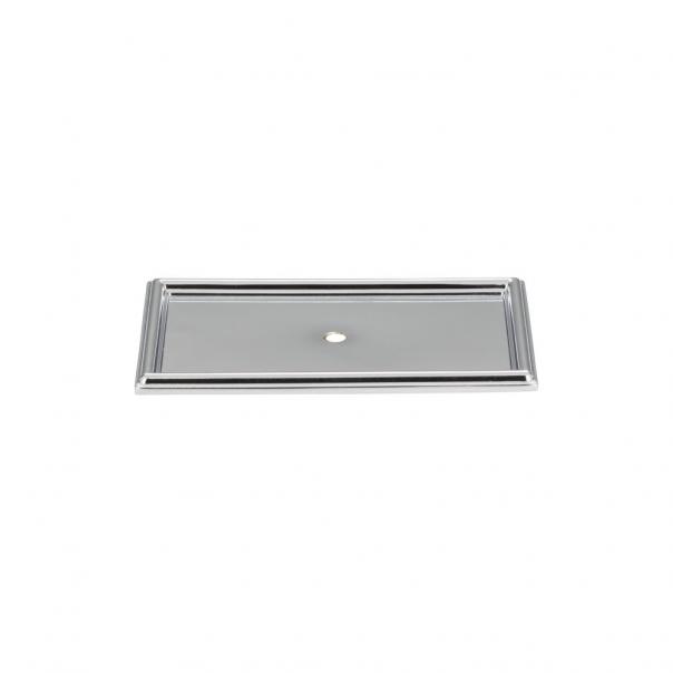 polished chrome backplate