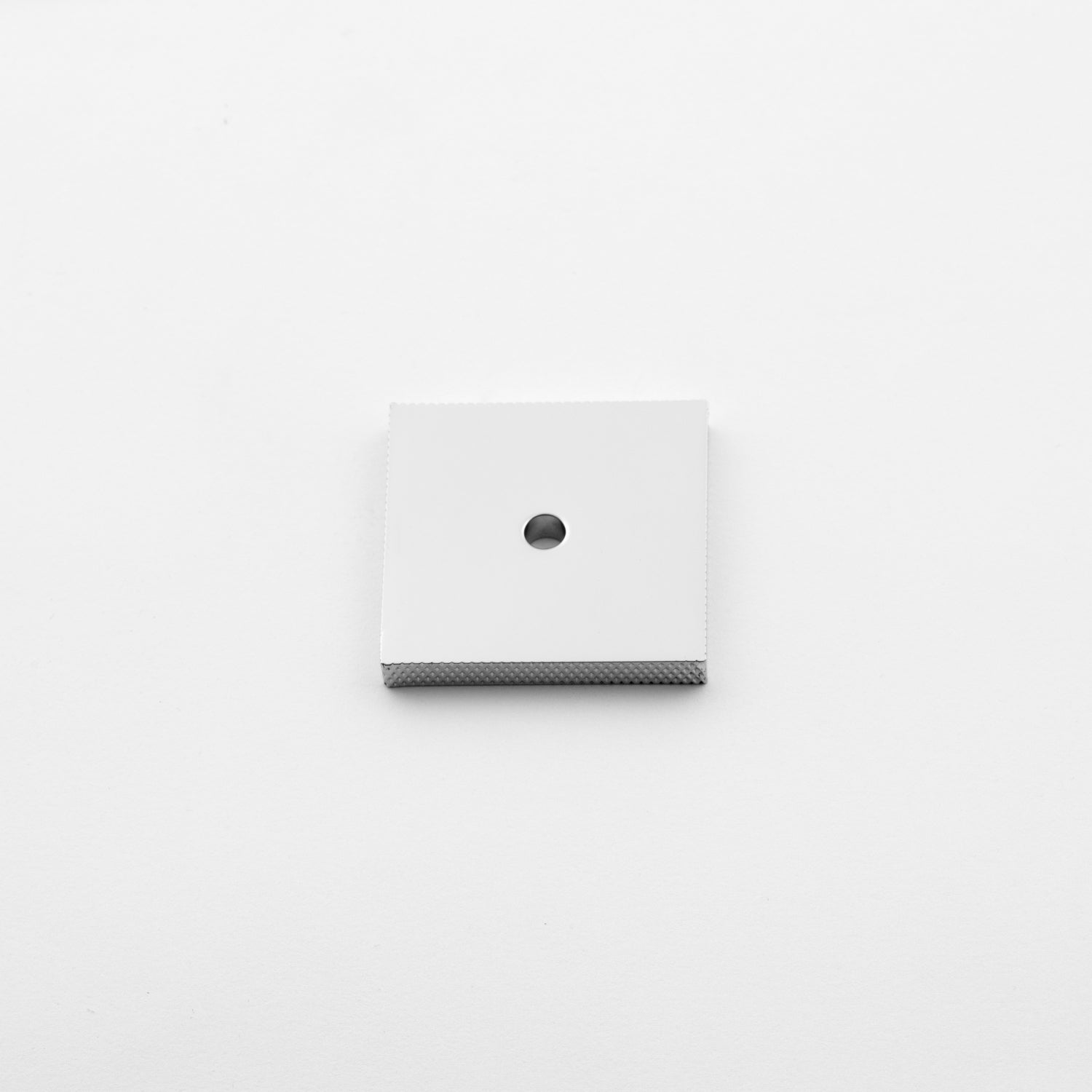 polished chrome cross hatch