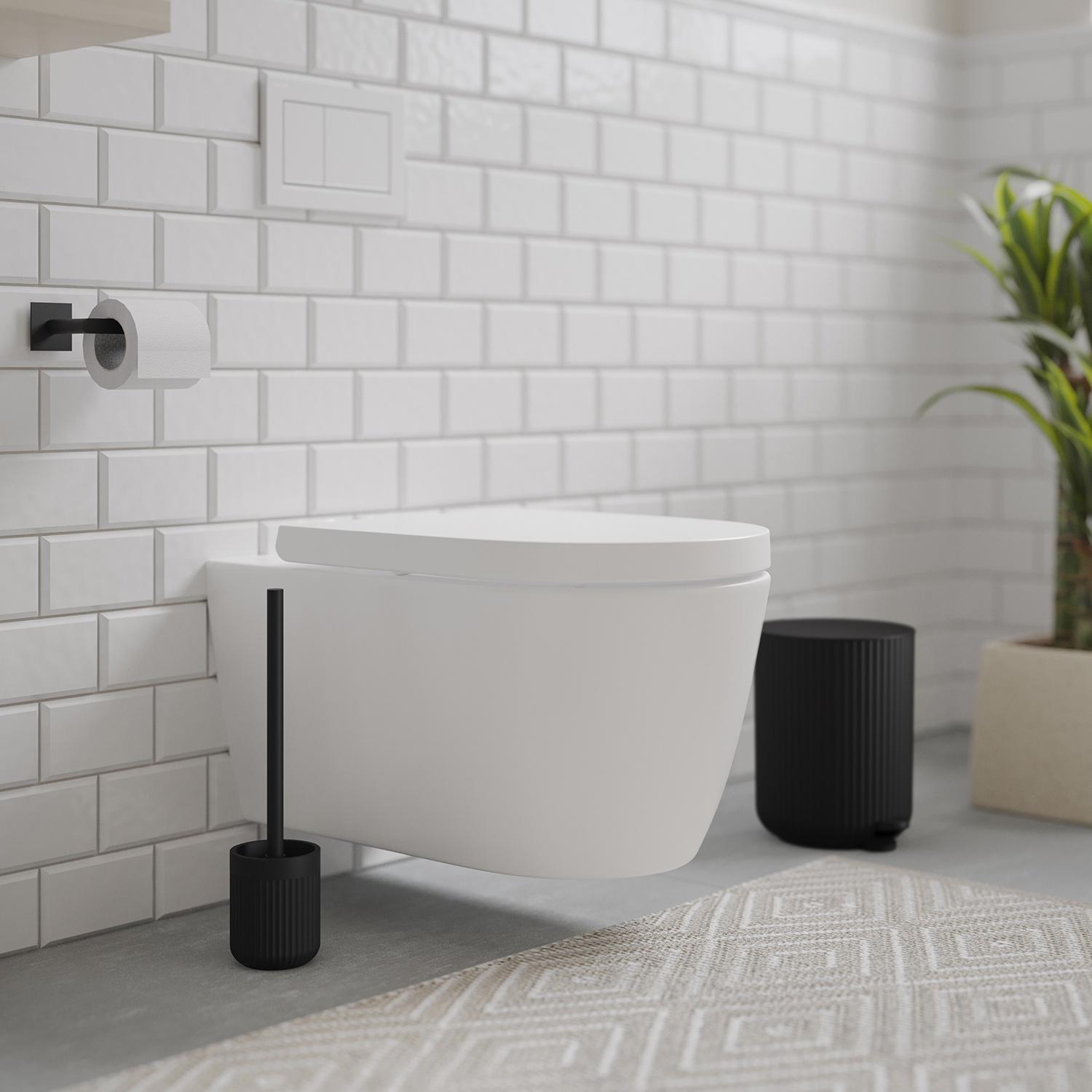 black pedal bin