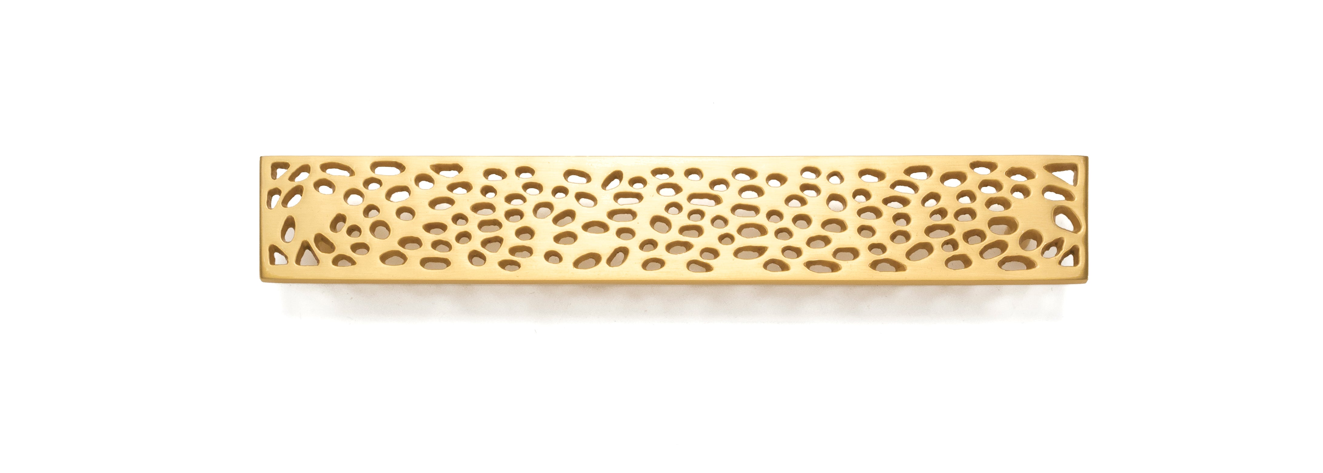 satin brass pull