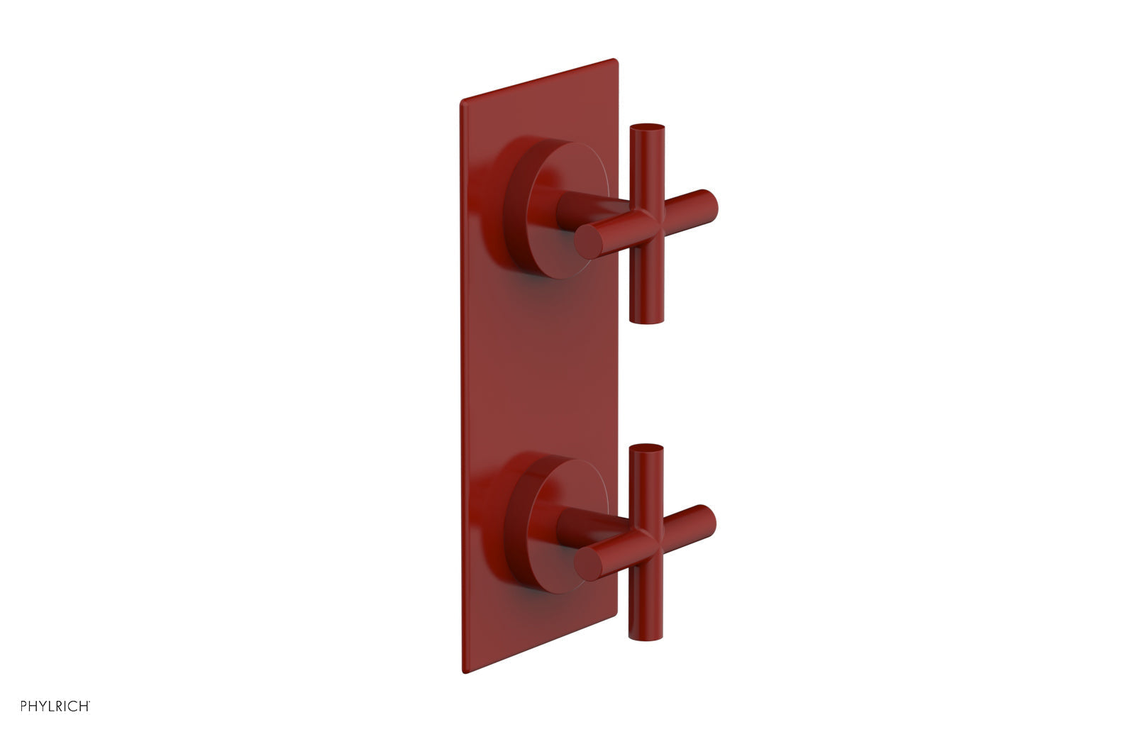 Phylrich TRANSITION 1/2" Thermostatic Valve with Volume Control or Diverter, Cross Handles