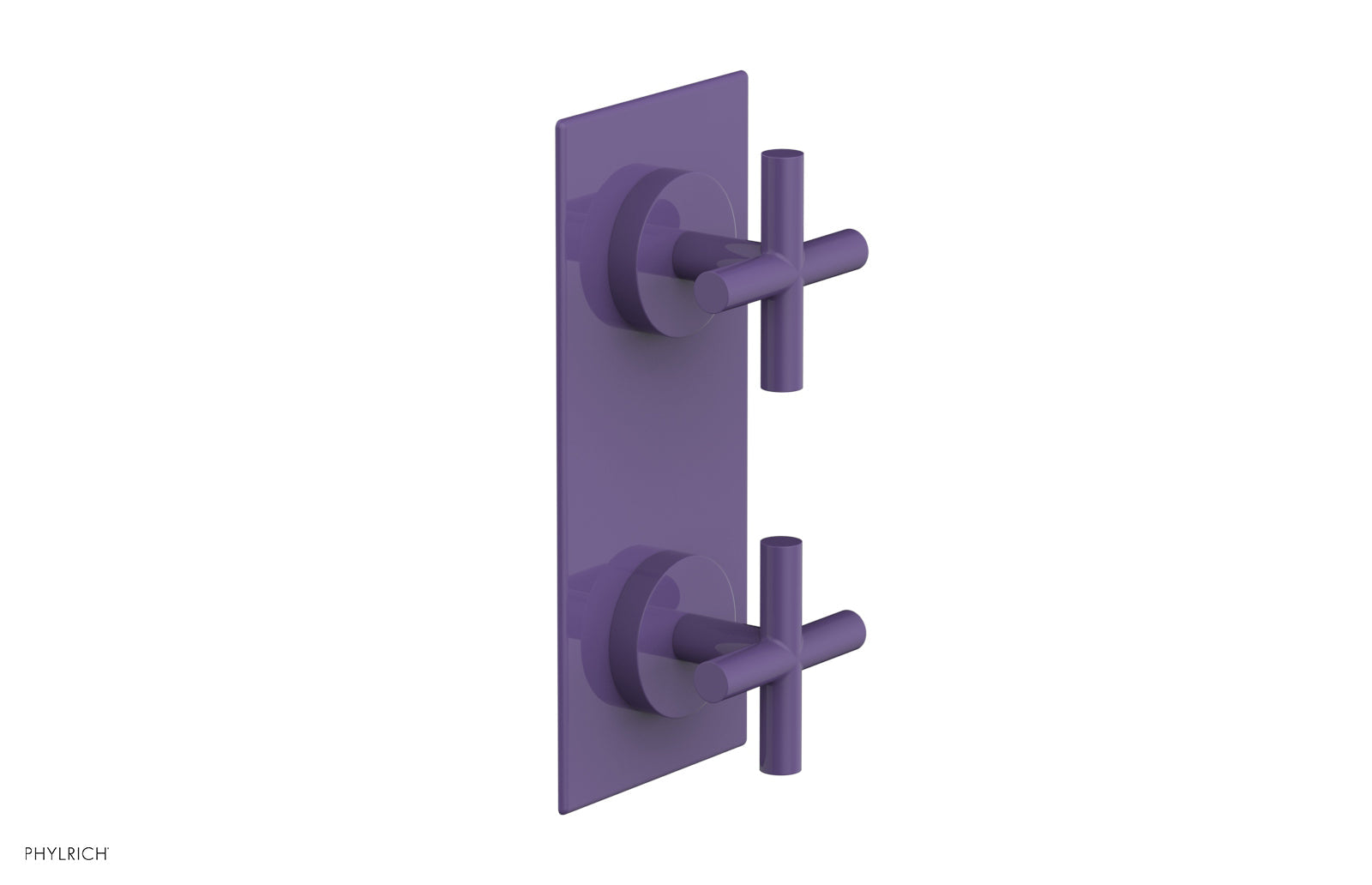 Phylrich TRANSITION 1/2" Thermostatic Valve with Volume Control or Diverter, Cross Handles