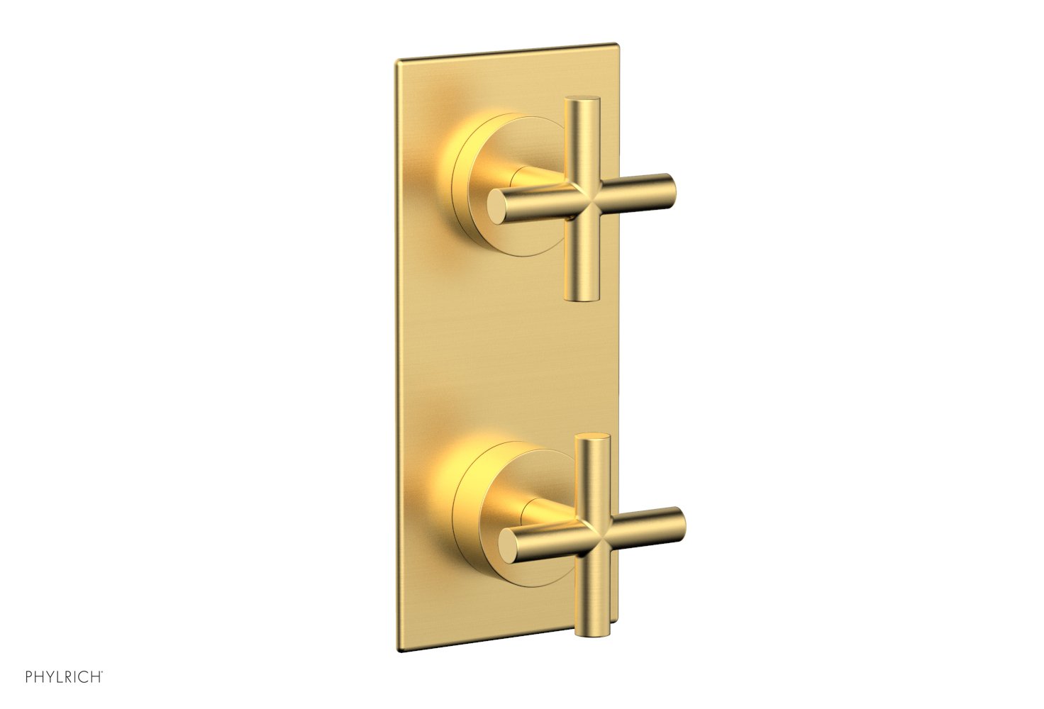 Phylrich TRANSITION 1/2" Thermostatic Valve with Volume Control or Diverter, Cross Handles