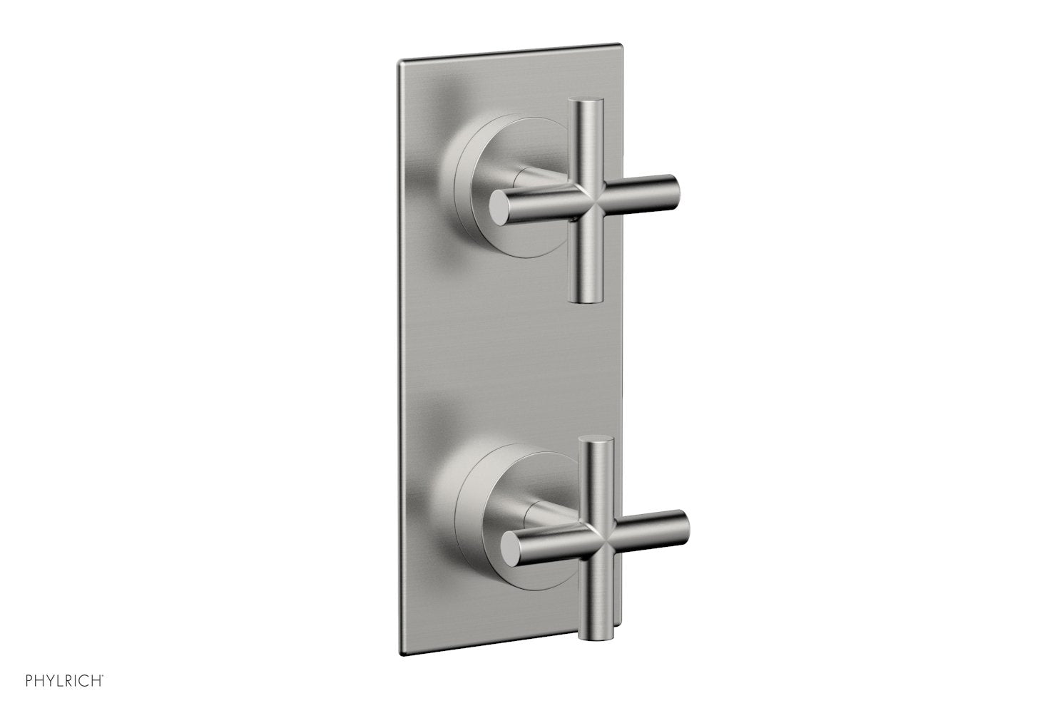 Phylrich TRANSITION 1/2" Thermostatic Valve with Volume Control or Diverter, Cross Handles