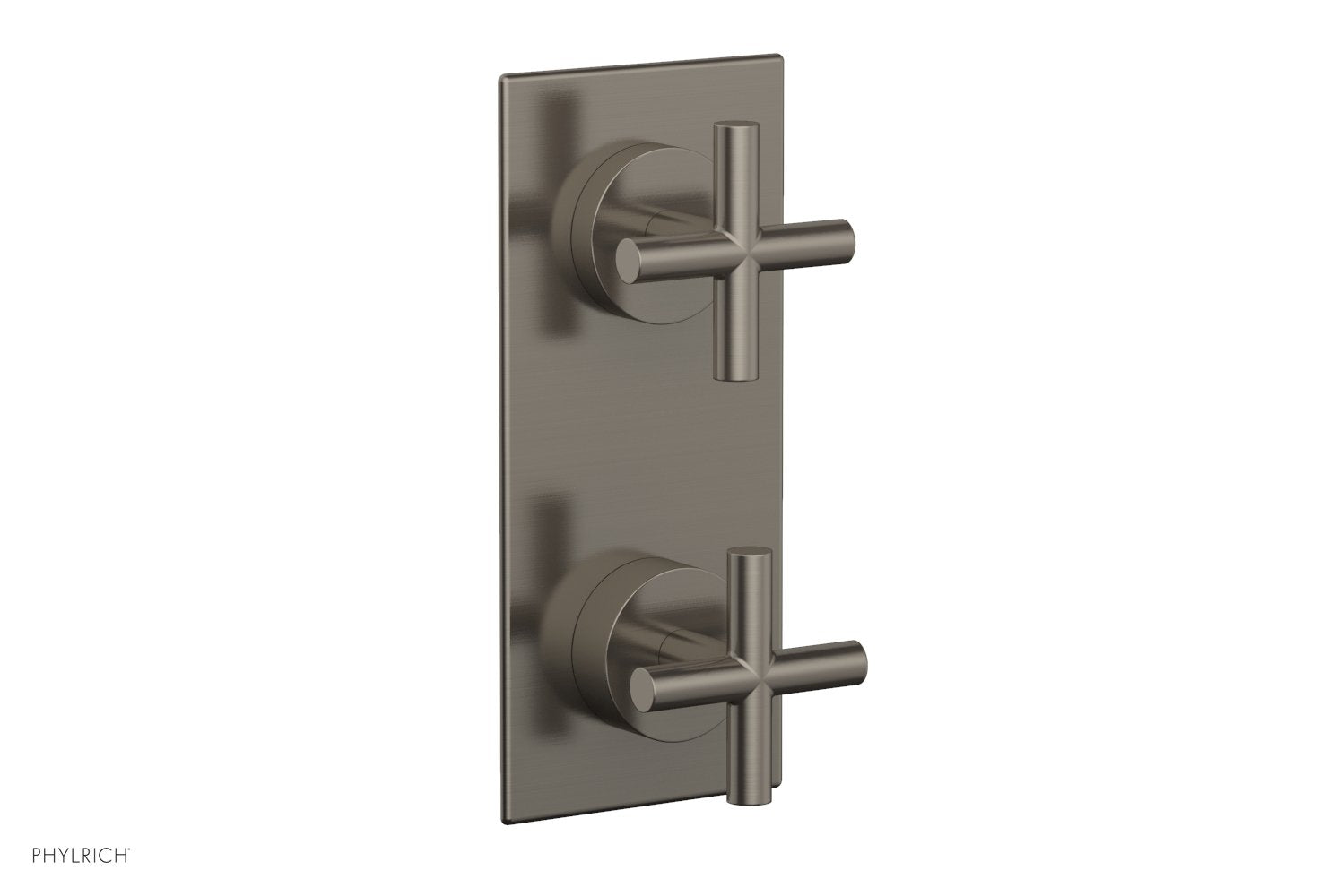 Phylrich TRANSITION 1/2" Thermostatic Valve with Volume Control or Diverter, Cross Handles