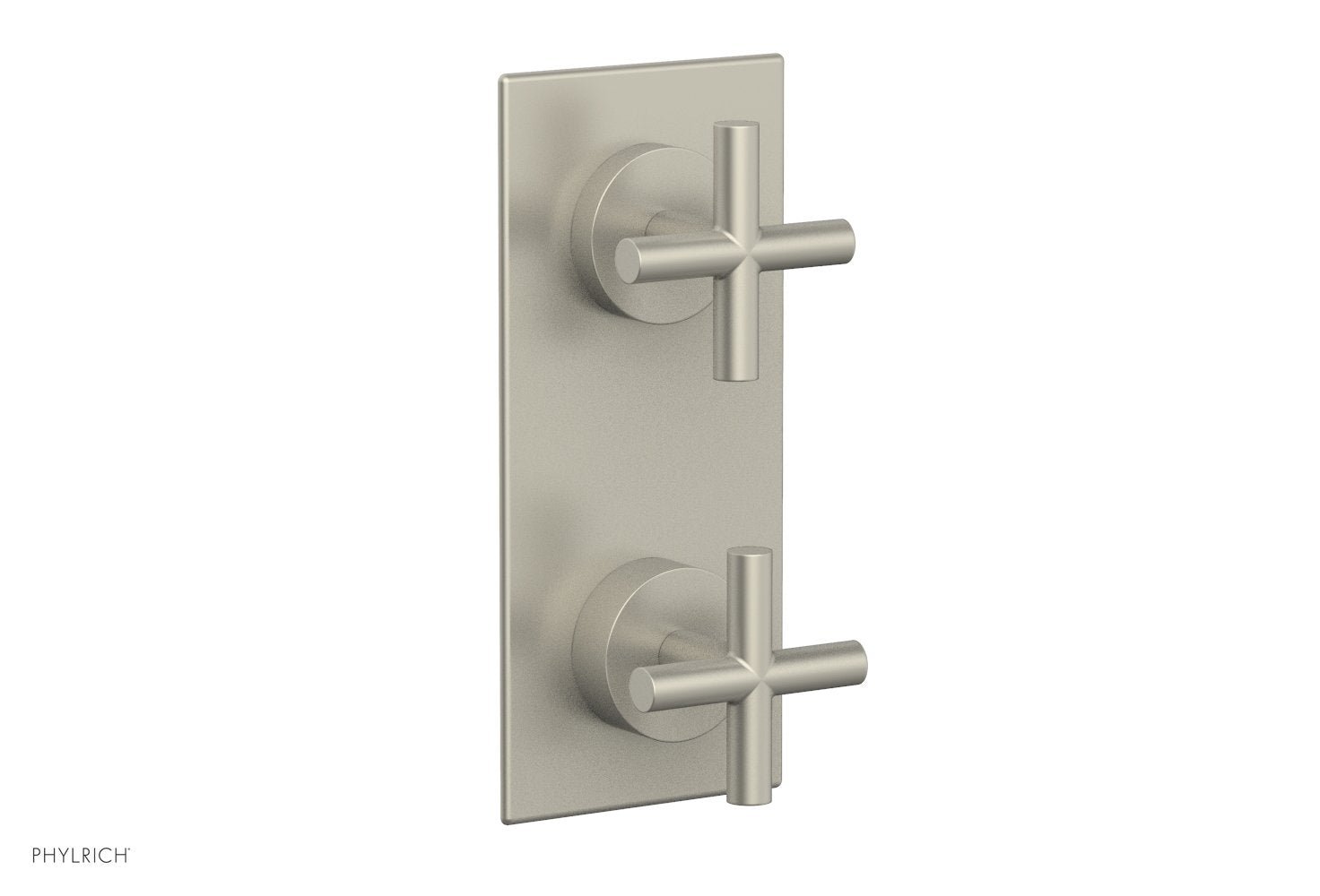 Phylrich TRANSITION 1/2" Thermostatic Valve with Volume Control or Diverter, Cross Handles
