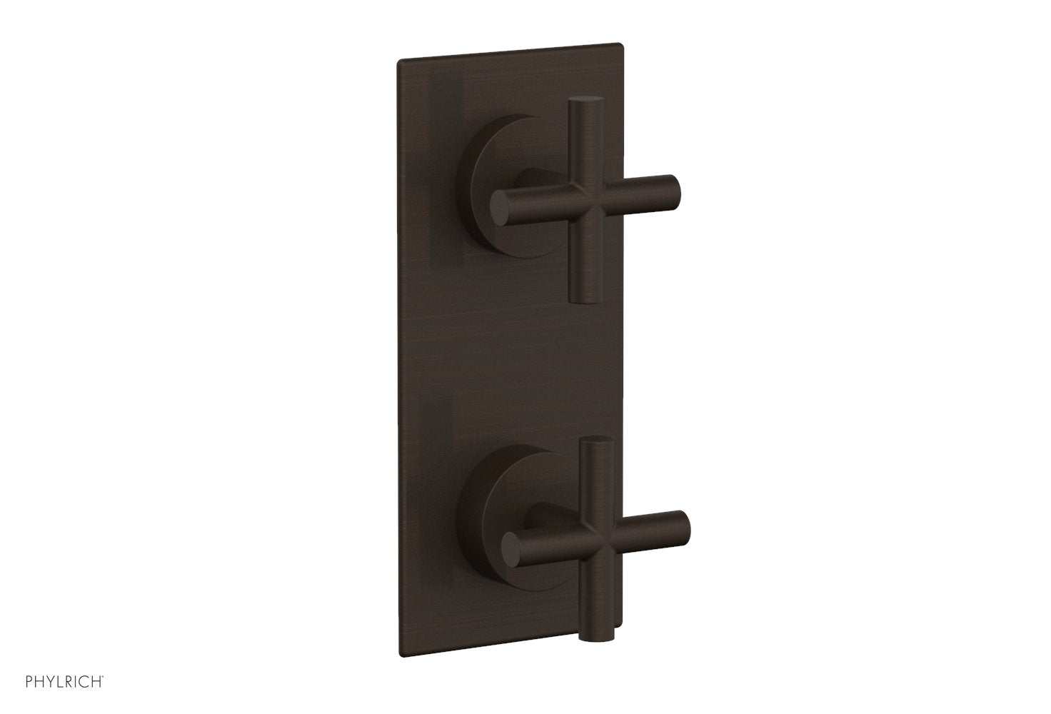Phylrich TRANSITION 1/2" Thermostatic Valve with Volume Control or Diverter, Cross Handles