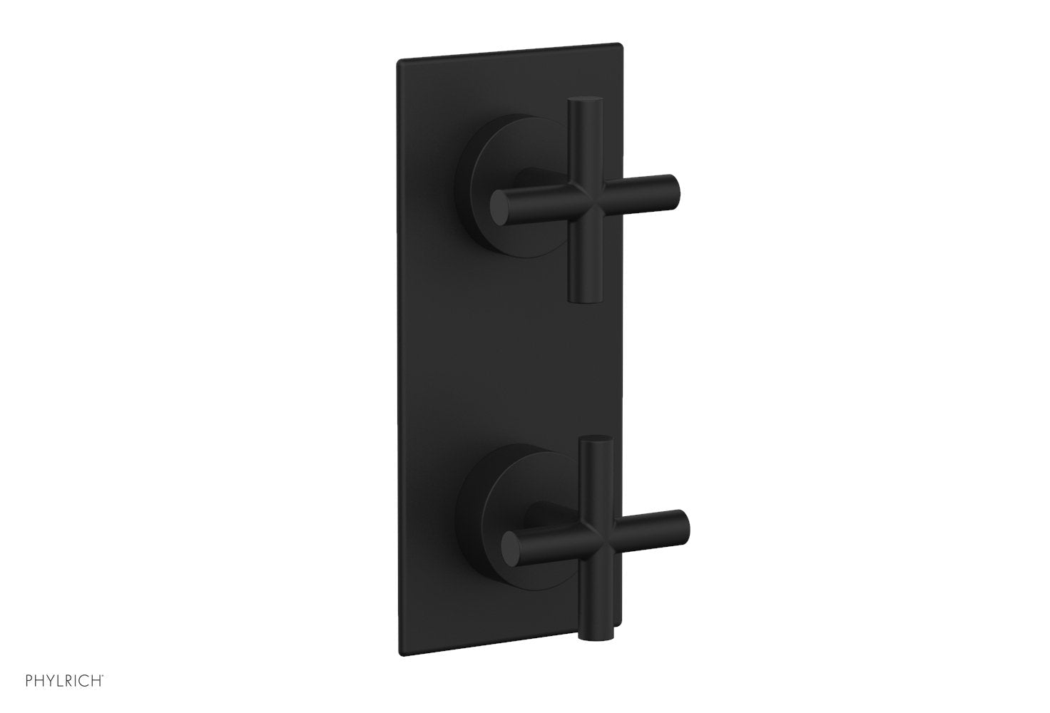 Phylrich TRANSITION 1/2" Thermostatic Valve with Volume Control or Diverter, Cross Handles