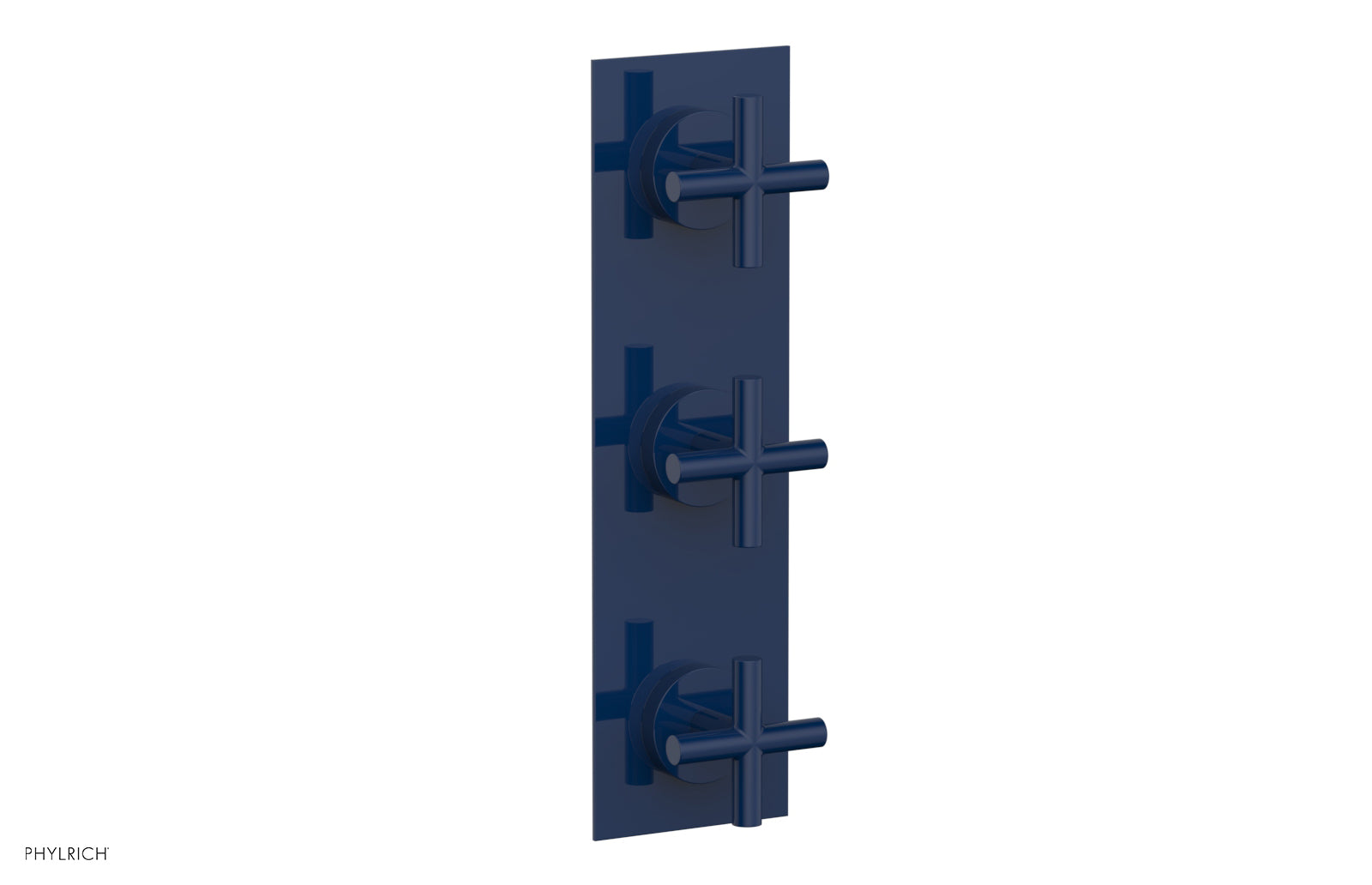 Phylrich TRANSITION 1/2" Thermostatic Valve with Two Volume Control, Cross Handles