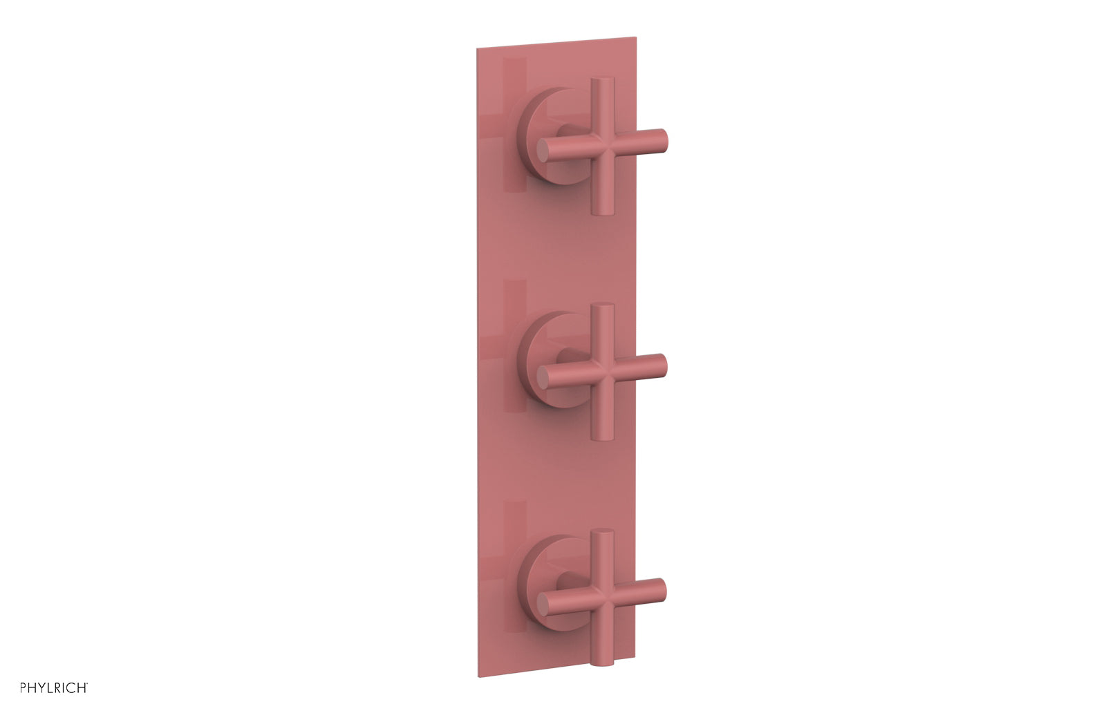 Phylrich TRANSITION 1/2" Thermostatic Valve with Two Volume Control, Cross Handles