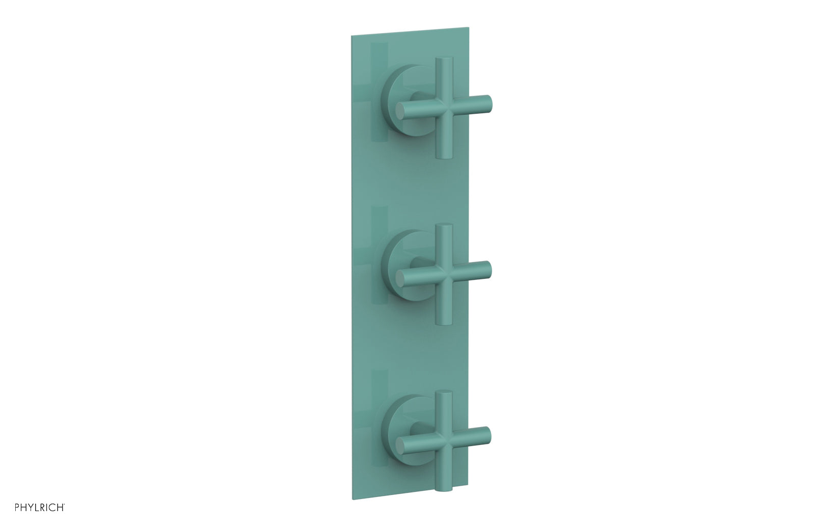 Phylrich TRANSITION 1/2" Thermostatic Valve with Two Volume Control, Cross Handles