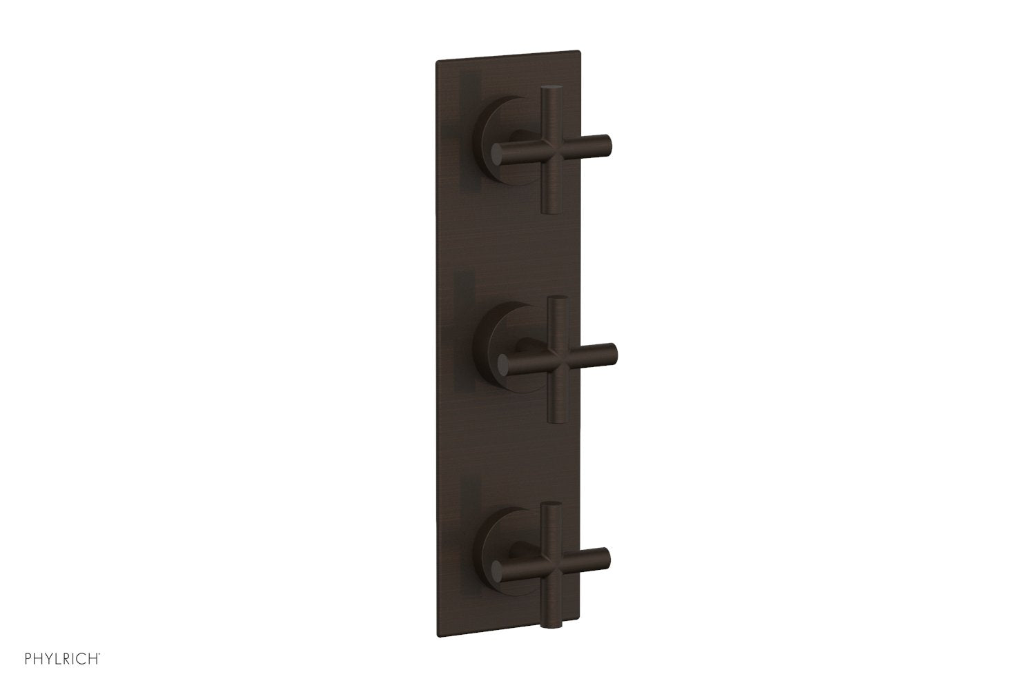 Phylrich TRANSITION 1/2" Thermostatic Valve with Two Volume Control, Cross Handles